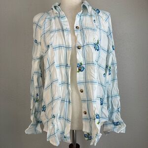 NWT Free People Women’s Button Up